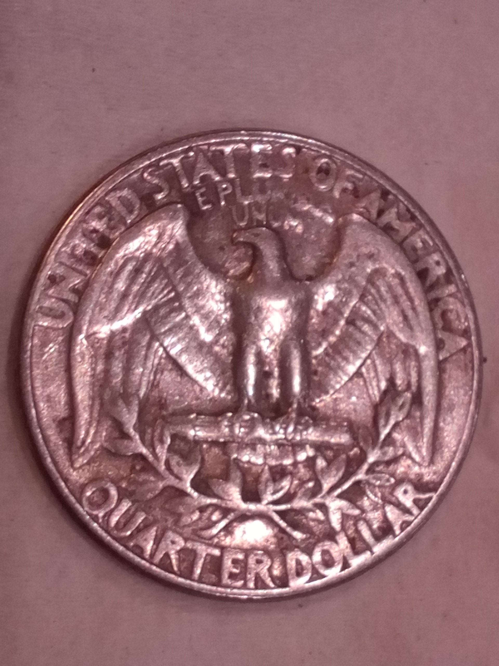 1965 Washington Quarter with No Mint Mark